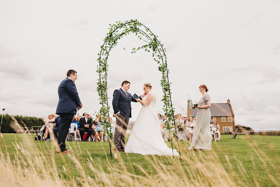 Farm wedding in Warwickshire
